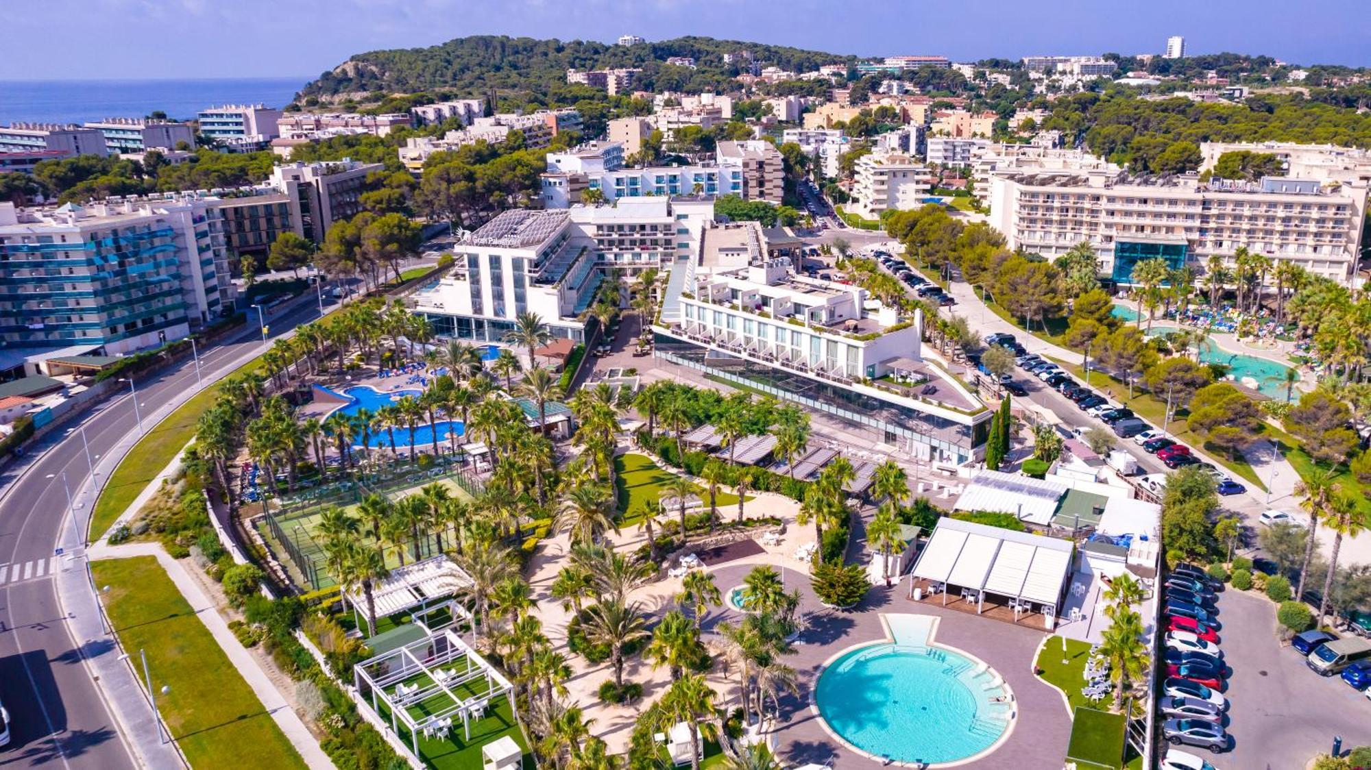 Gran Palas Hotel - Spa Incluido La Pineda Zewnętrze zdjęcie Aerial view of the hotel